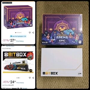 8-Bit Box Game (IELLO)  + Disney Sorcerer Arena Epic Alliances